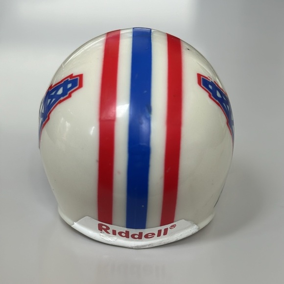 Houston Oilers NFL Vintage Pocket Pro Mini Riddell Football Helmet - Picture 5 of 6